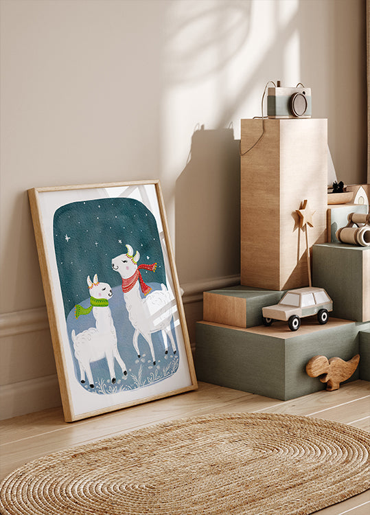 Lama Pair Plakat