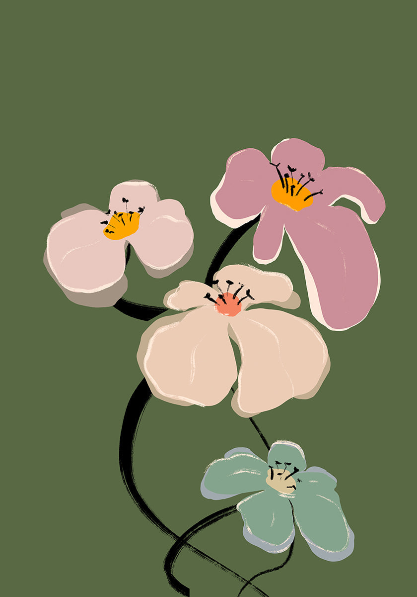 Blooming Graceful Plakat