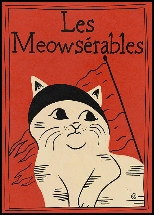 Les Meowserables Plakat