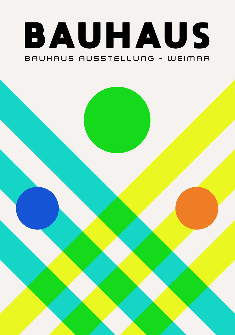 Bauhaus Geometric Plakat - Posterbox.no