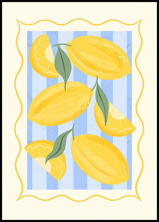 Lemons of Italy Plakat