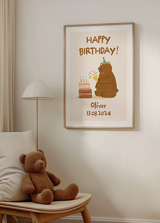Kid's Birthday Personal Plakat