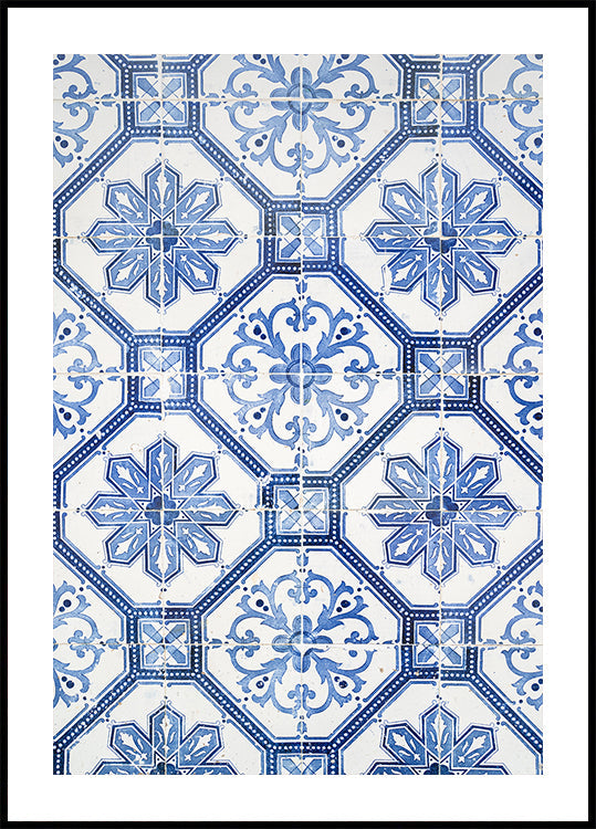 Portugese Azulejos Tiles Plakat