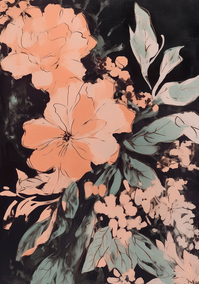 Petals in Moonlight Plakat
