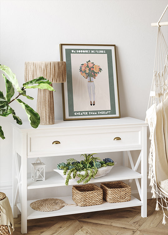 Flowers girl therapy Plakat