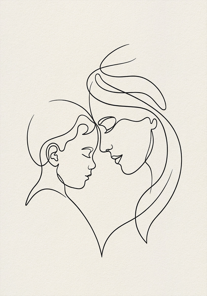 Mother and Child Plakat