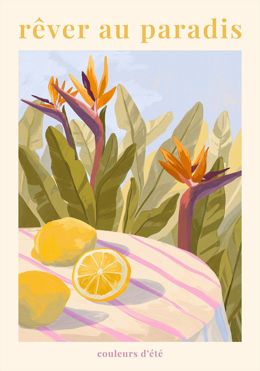 Rêver Au Paradis -  Lemon Plakat