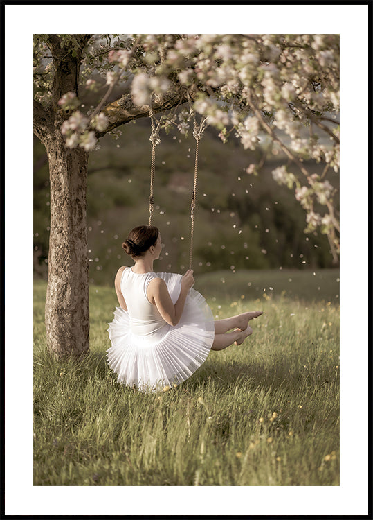 cherry tree swing Plakat