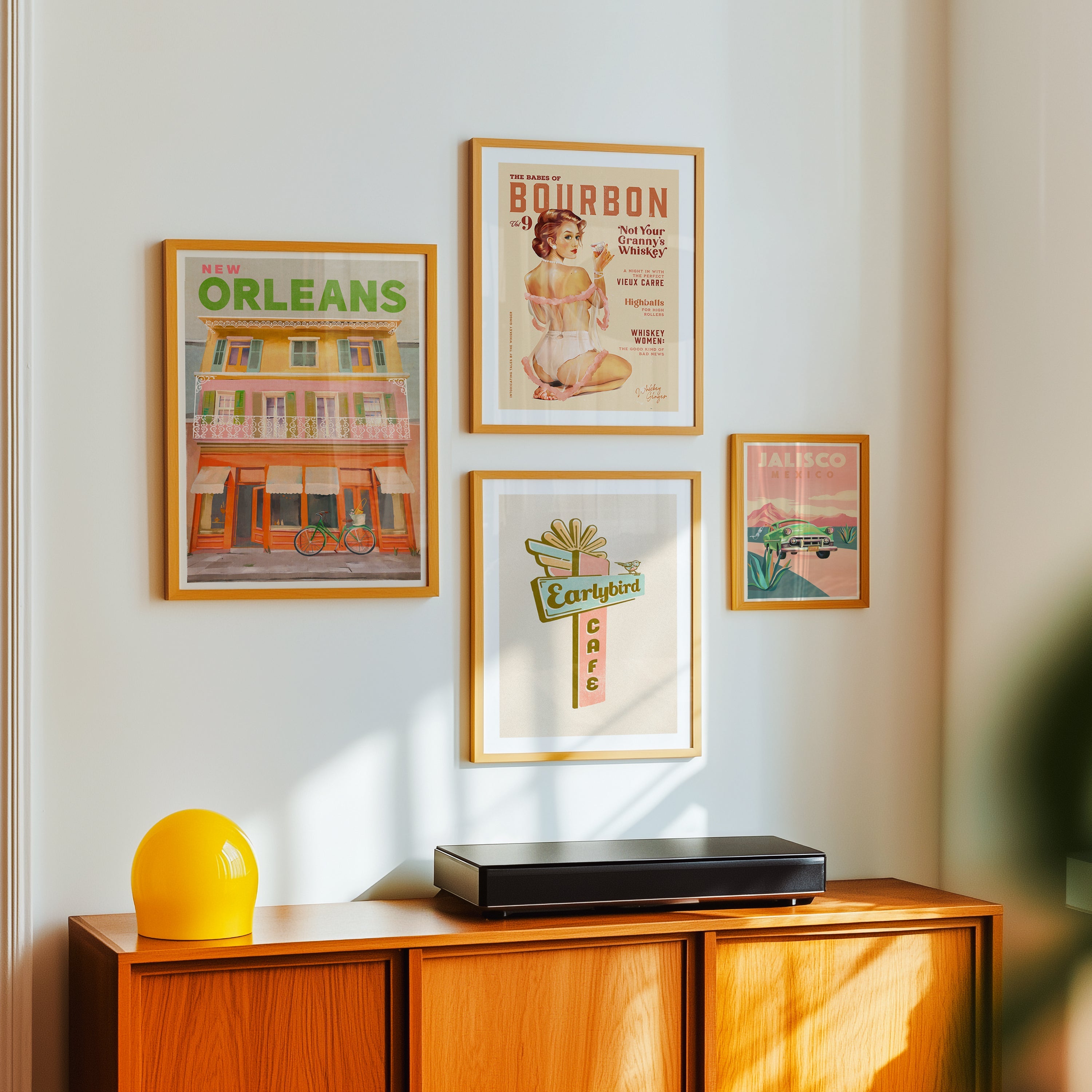 Retro Wall Set Plakat