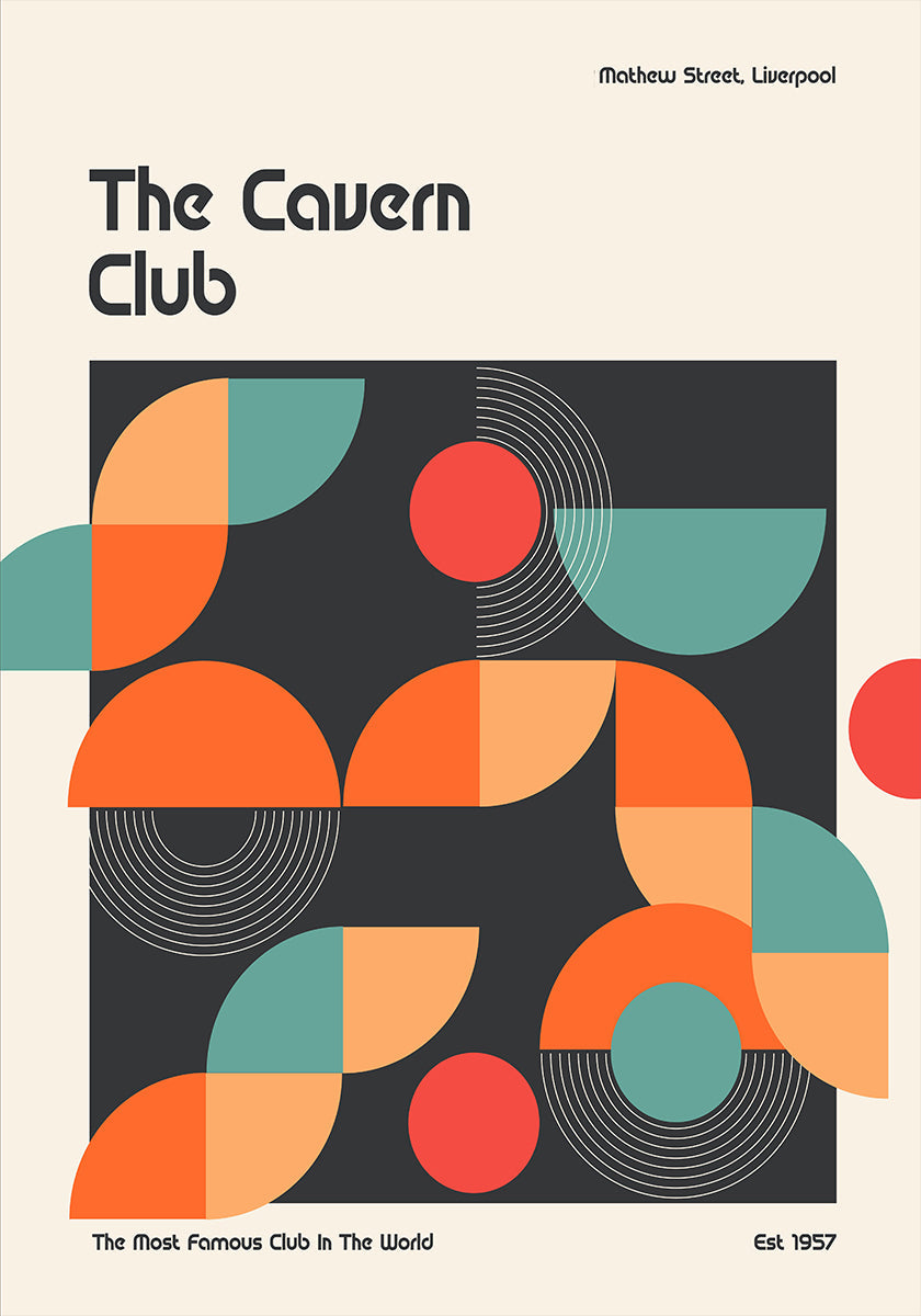 Cavern Club Design Poster Plakat