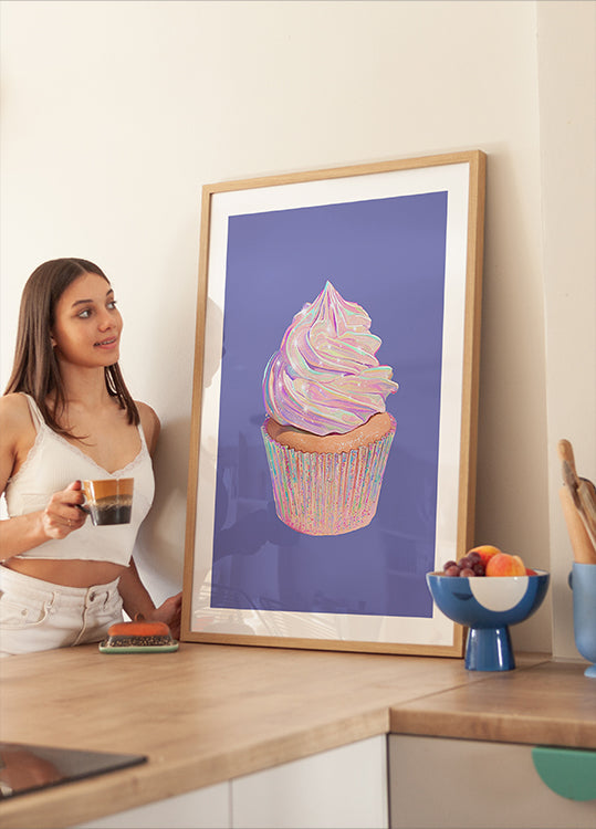 Rainbow Cupcake Plakat