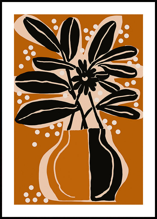 Ochre still life no6 Plakat