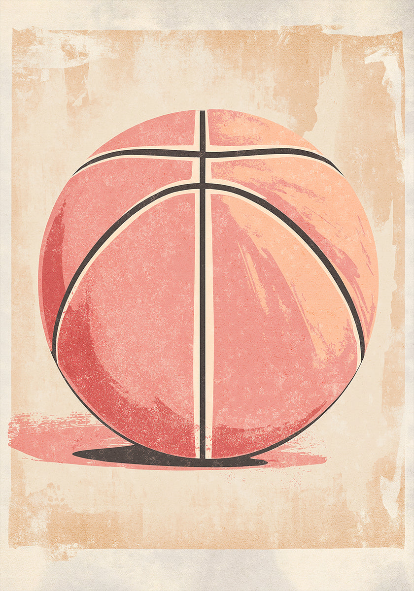 Basketball Ball Plakat