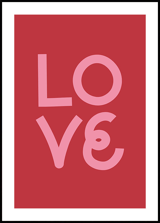 Love Red Plakat