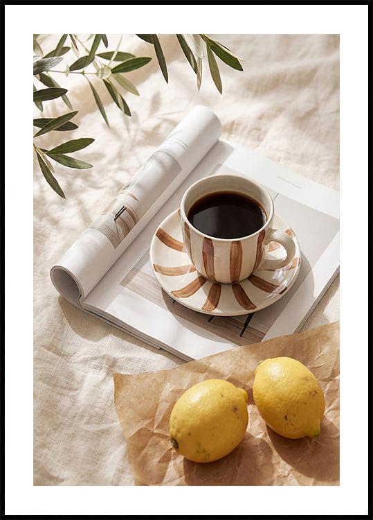 Coffee and Lemons Plakat