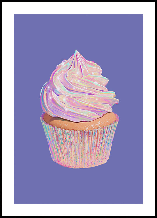 Rainbow Cupcake Plakat