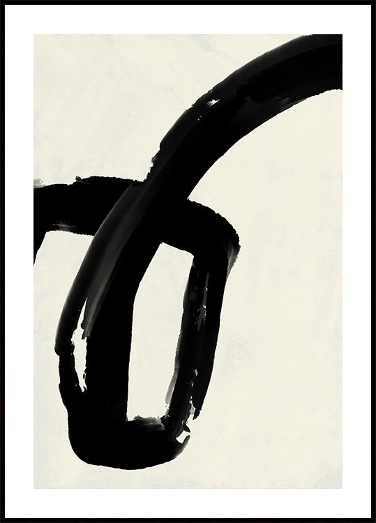 Bold Inkwash Strokes Plakat