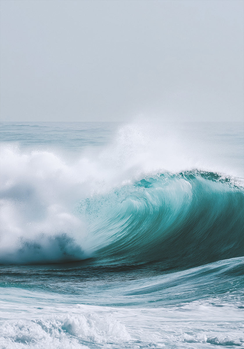 Ocean Wave in Motion Plakat
