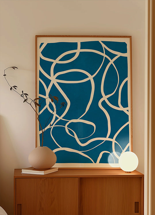 Expressive lines 9 Plakat