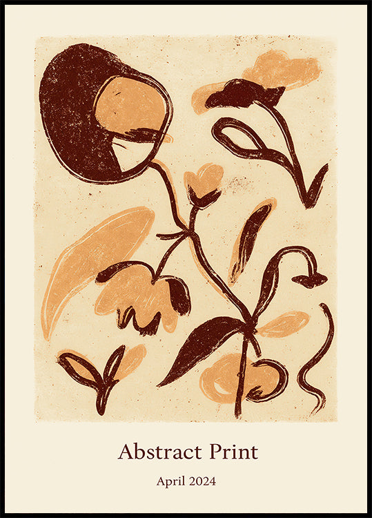 Abstractprint Plakat