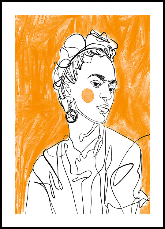 Muse in Orange Plakat