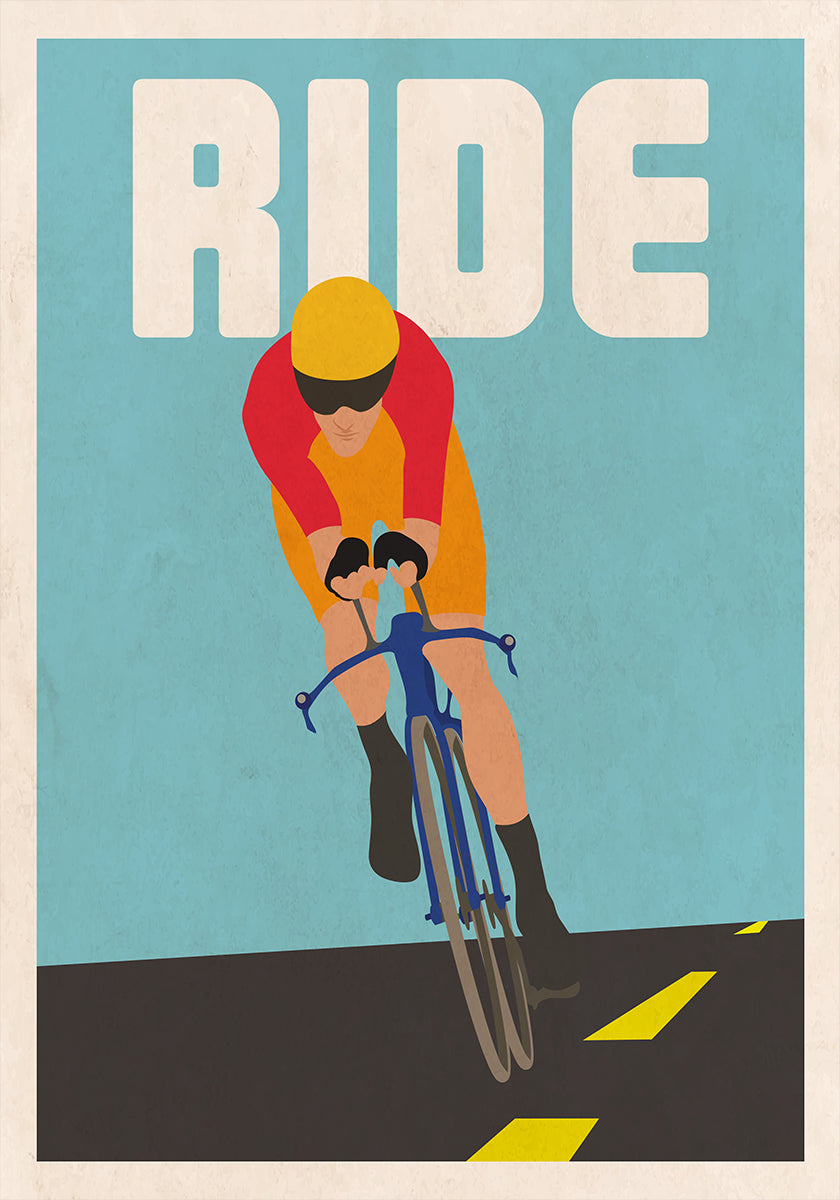 Ride Art Print Plakat