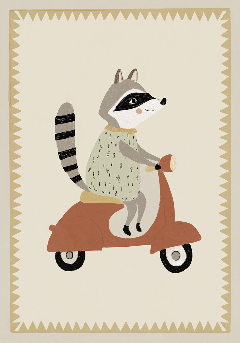 Drivingraccoon Plakat