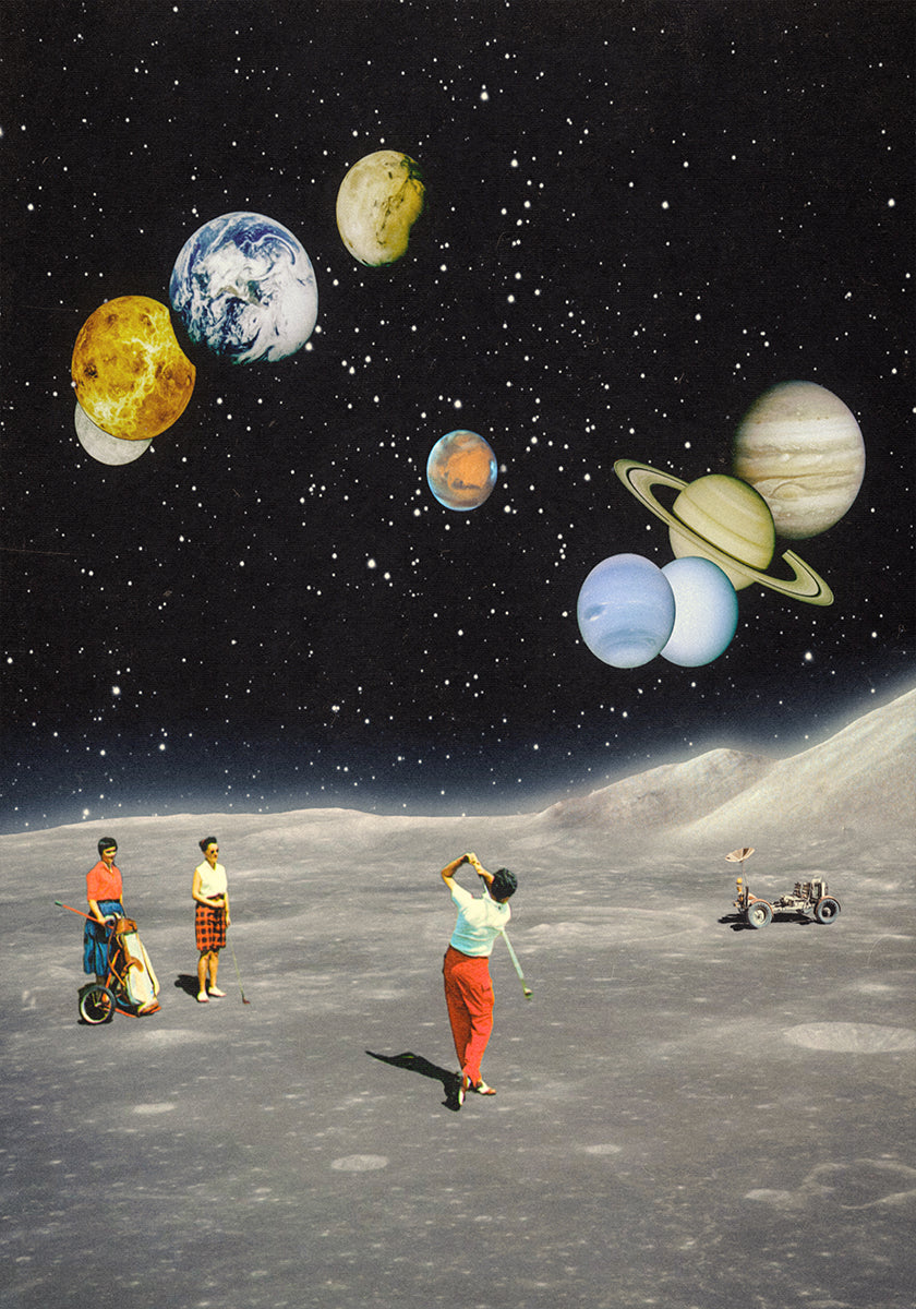 Space Golf Plakat