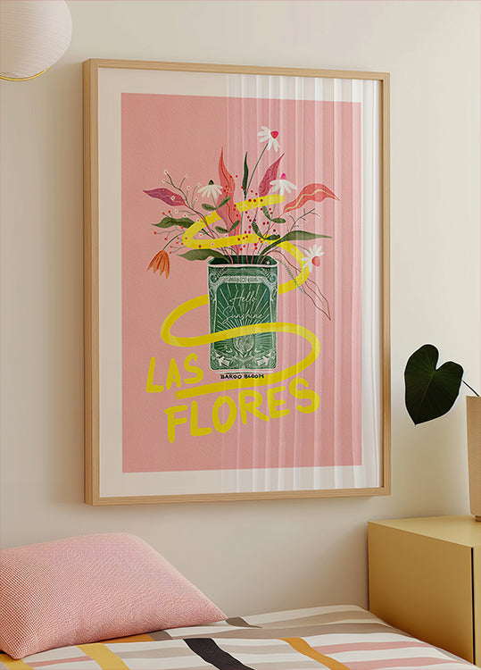 Las Flores Plakat