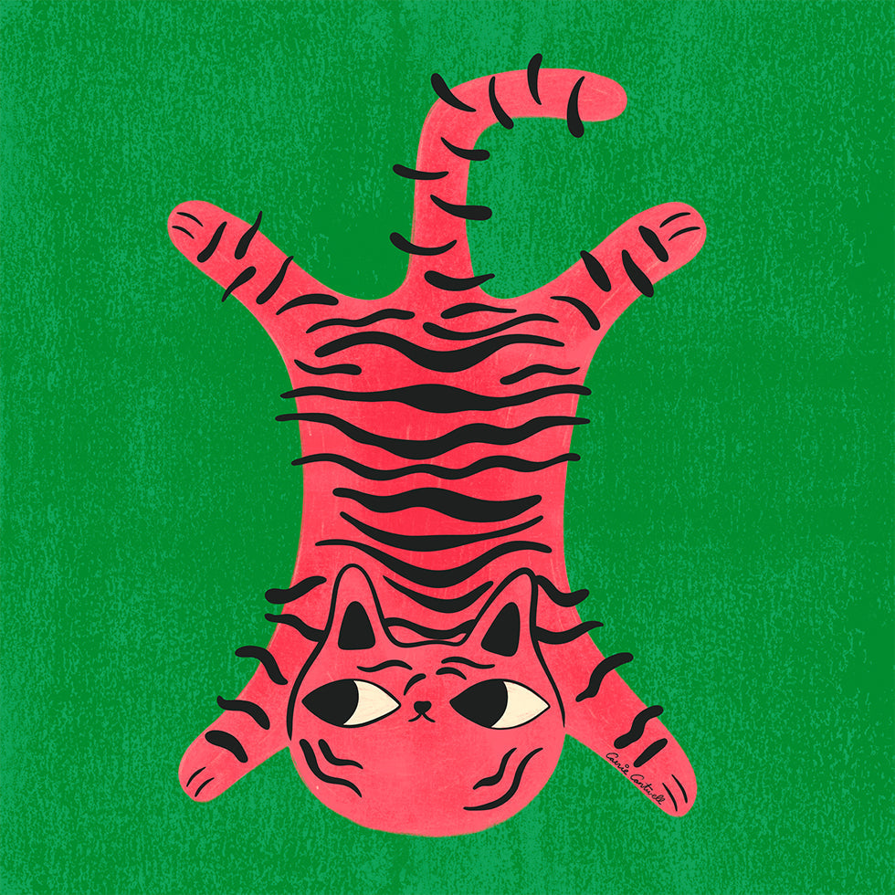 Cat Rug Plakat