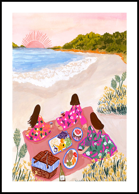 Beach Picnic Plakat