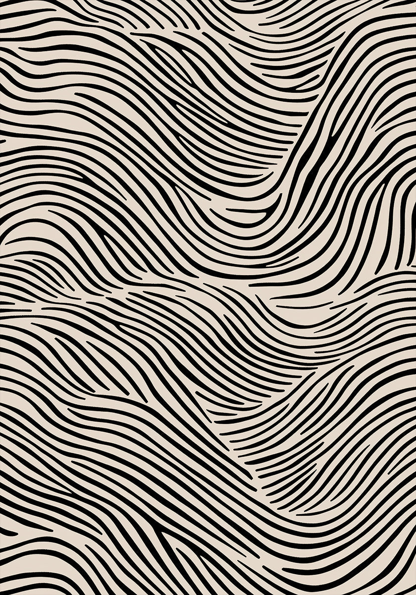 Flowing Lines Art Plakat
