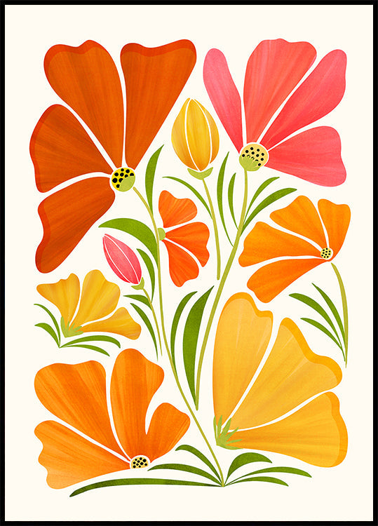 Spring Wildflowers Plakat
