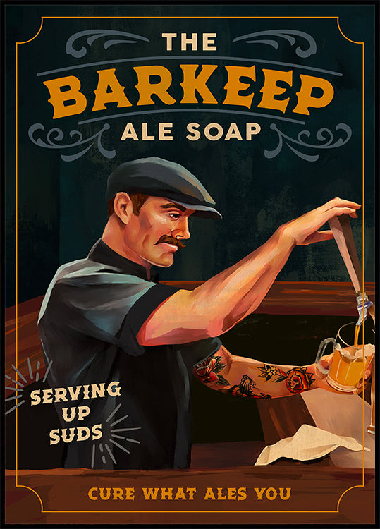 Barkeep Soap 20x30 Plakat