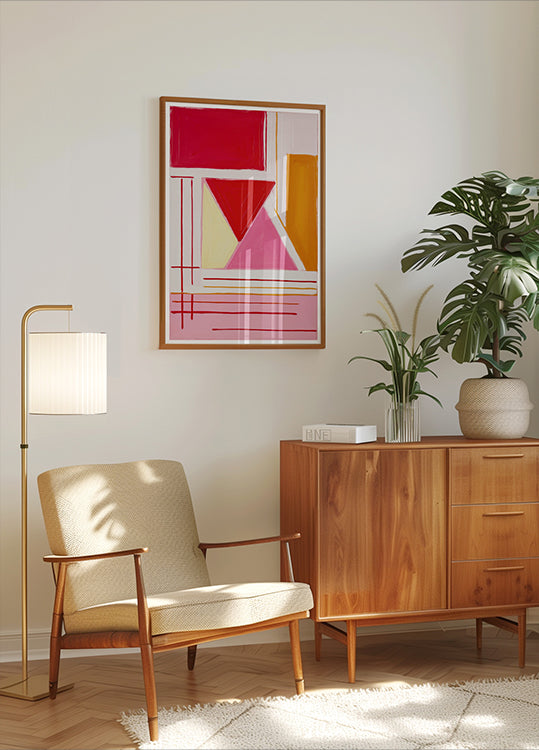 Geometric Harmony Plakat