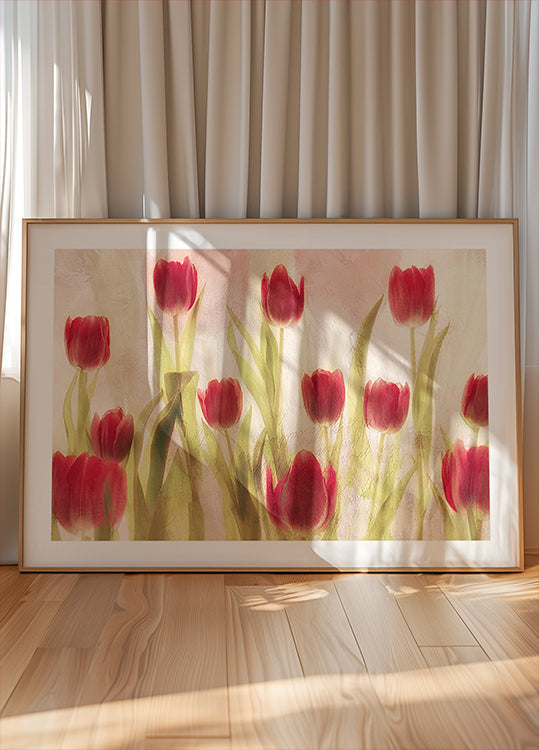 Happy tulips Plakat