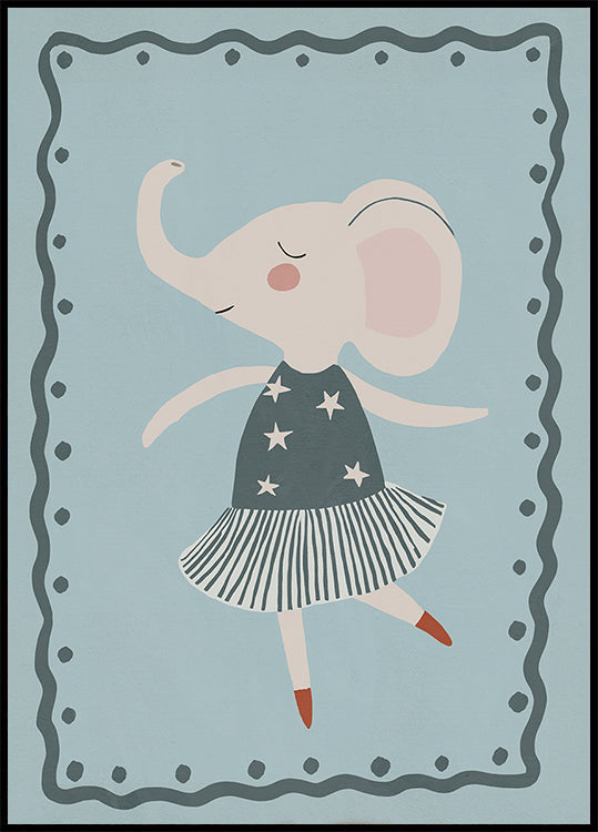 Dancingelephant Plakat