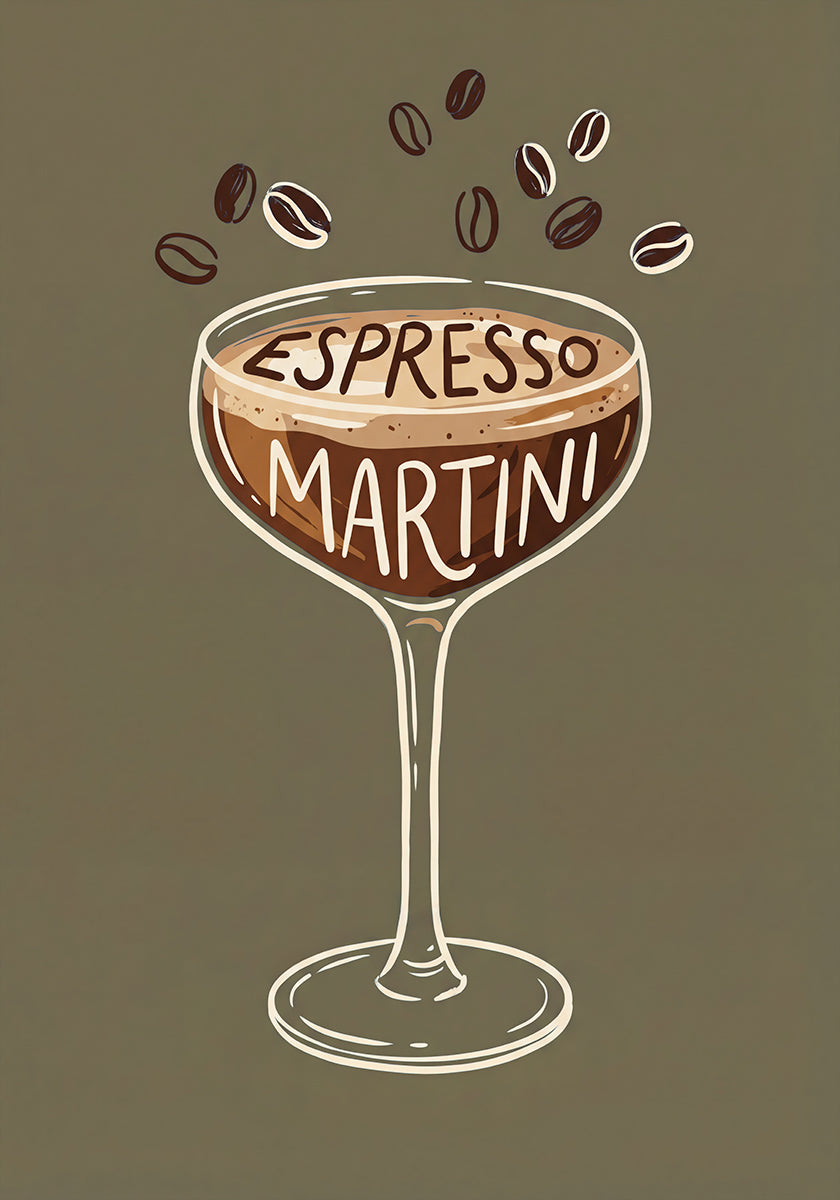 Espresso Martini Plakat