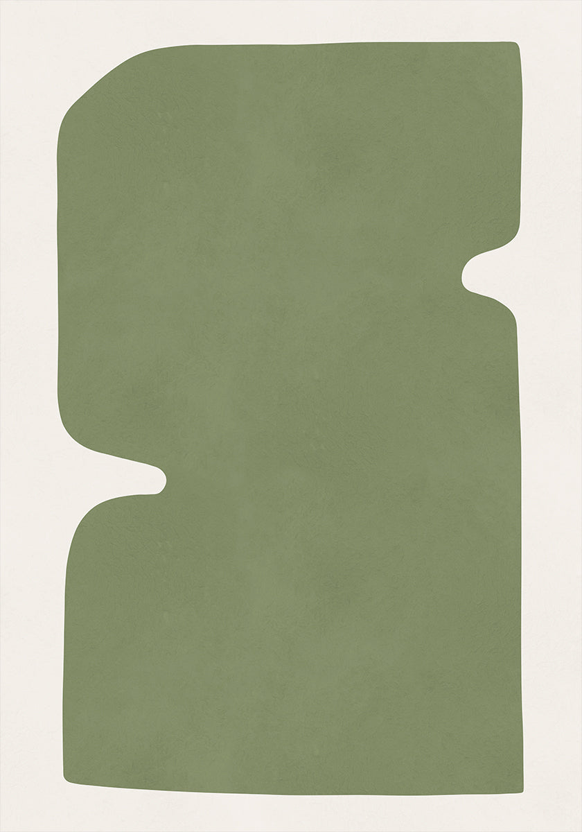 Olive Silhouette Plakat