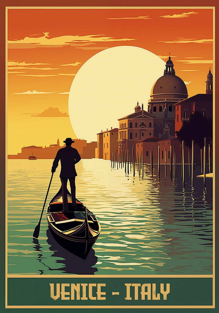 Timeless Venice Glow Plakat