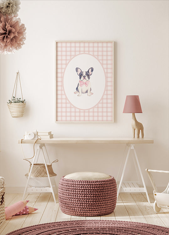 French Bulldog Watercolor Plakat