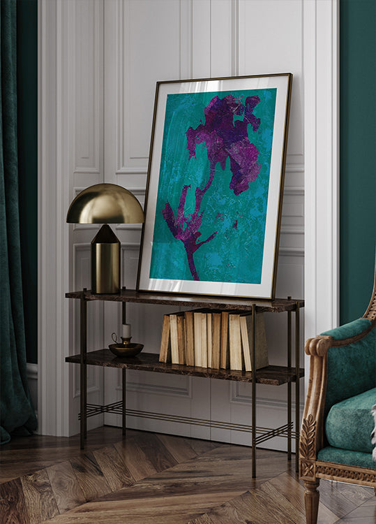 Purple Iris Plakat