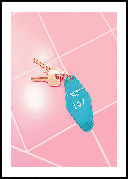 Motel Room Keys Plakat