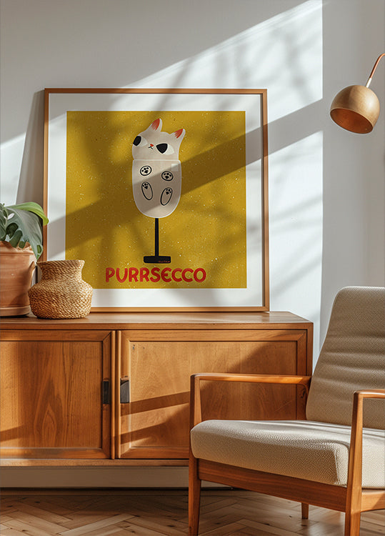 Purrsecco Plakat