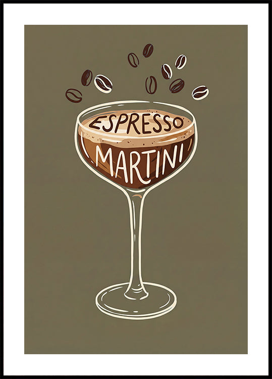 Espresso Martini Plakat