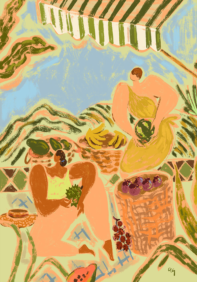 Fruit Stand Plakat