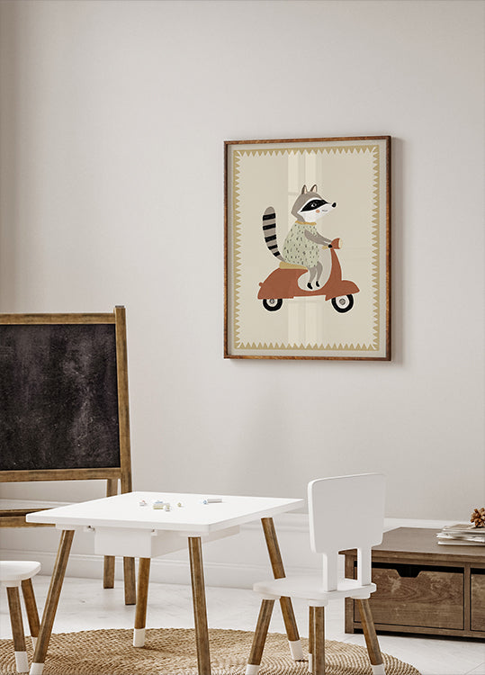 Drivingraccoon Plakat