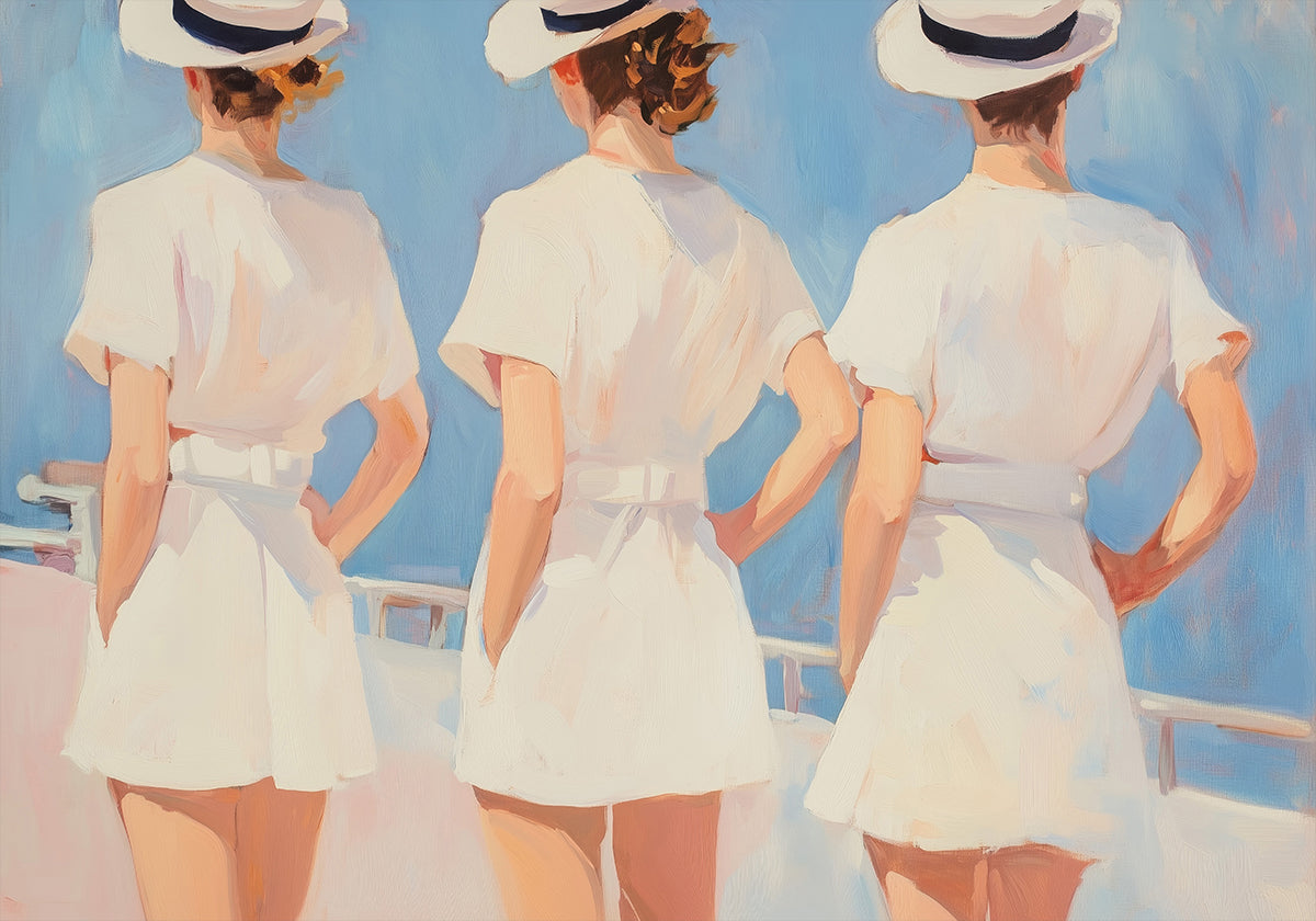 Retro Three Sailors Plakat