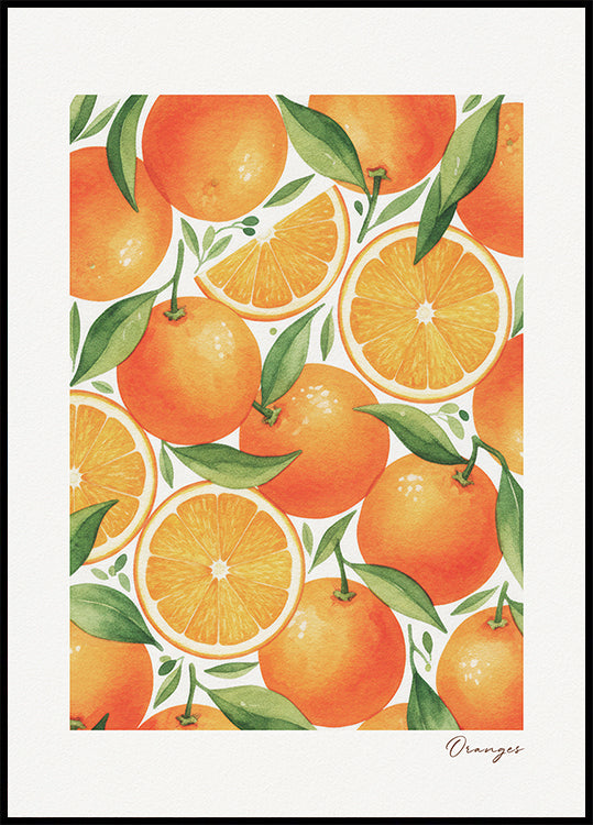 Framed Oranges Plakat