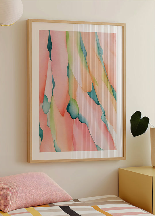 Blush Feathers Plakat
